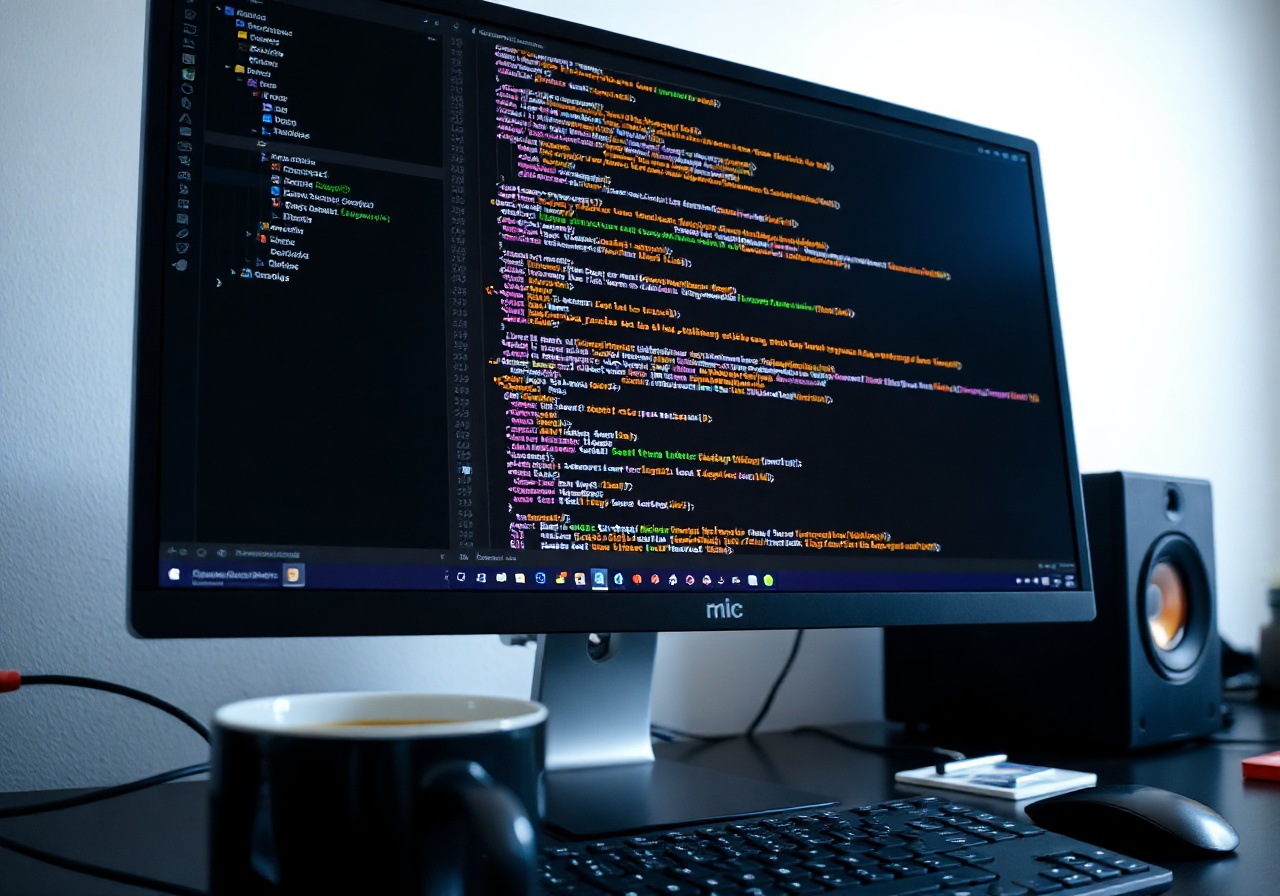 Интерфейс редактора кода с настройками Formly